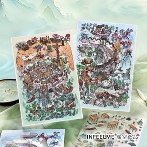 Relaxing DIY 2.5D Landscape Sticker Large Size