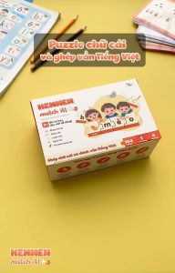 Kennen Match it - Puzzle học chữ và đánh vần Tiếng Việt 5in1 - Dành cho bé từ 3 tuổi