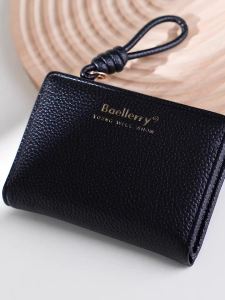 Baellerry | New Simple Short Womens Wallet Big Capacity Card Clips Female Zipper Coin Purse Photo Holder High Quality Wallet for Girls