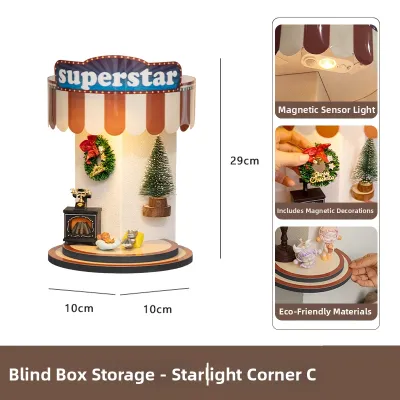 ARTPIONEER | Non-drilling Charging Induction Wall Light Display Shelf