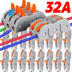 ขั้วต่อสายไฟแบบสปริงอเนกประสงค์ / ขั้วต่อสายไฟแบบต่อขนาดกะทัดรัด / ขั้วต่อตัวนำแบบกดเข้า / ขั้วต่อสายไฟแบบหน่วงไฟ