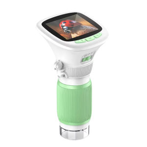 Kebidumei | Kebidumei Kids Handheld Microscope 1000x Magnifier Microscope With 8 LED Photo Video Function Outdoor Educational For Childrens