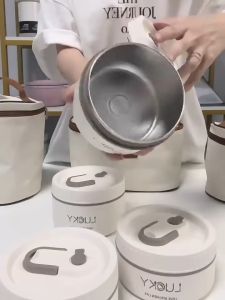 กล่องข้าว กล่องใส่อาหาร  Lunch box 2/3/4 ชั้น ปิ่นโต ใส่อาหาร กล่องข้าวพร้อมกระเป๋า  เข้าไมโครเวฟได้ รุ่น SL HHsociety