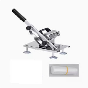 Household Small meat slicer Mutton roll slicer stainless steel Manual Frozen cut beef roll machine Fruit and vegetable Slicer