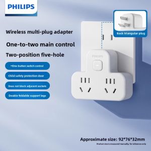 Philips | Multiple Outlet Power Converter USB Expansion Power Strip