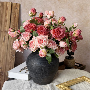 GUANGMANZHI | French Style Retro Simulated Rose Faux Flower