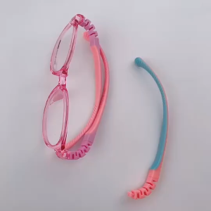 Anti-Slip Children Spectacle Frame Glasses Arm Eyeglasses Snap-On Kids Glasses For Prescription Leg Aksesori Cermin Mata