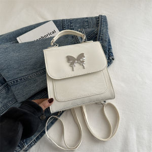 This Years Popular Butterfly Backpack Female 2024 Spring/Summer Fancy Womens Fashion Trendy Bags Niche Style Simple Small Backpack