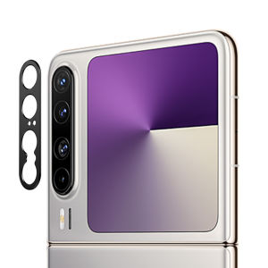 High Definition Aluminum Alloy Huawei PuraX Phone Lens Film Wide Foldable Metal Hollow out Design Protective Cover for Rear Camera