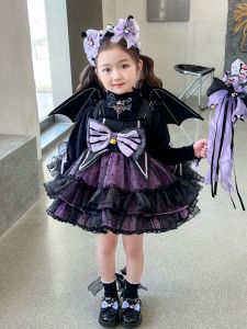 Clow M Lolita Female Little Kids Princess Dress Autumn Cos Costume Cartoon Pettiskirt. Tong Disney Dress