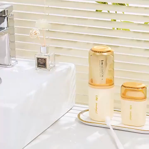 กระบอกใส่แปรงสีฟัน และกล่องใส่สบู่ แบบพกพา สีสันสดใส สำหรับการเดินทาง