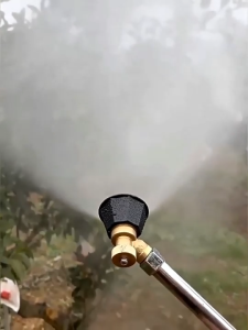 Black whirlwind atomization spray head agricultural high pressure adjustable