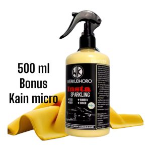 Insta sparkling pengkilap body motor 500 mili pelindung body daun talas