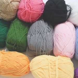 (23 Colors) 5 Plys Milk Cotton Knitting Yarn Wool Crochet Handmade DIY Gift Cotton Knitted Thread