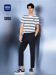 HLA | Panda Series Leisure Nine-point Trousers