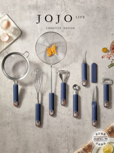 Stainless Steel Kitchen Sieve Pasta Ladle Soup Strainer Dumpling Scoop Multi-Function Cooking Utensil by JOJOS L. PD.Les.