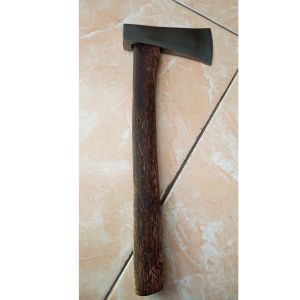 Palu Kampak /kapak Besi Baja Gagang Kayu Ruyung/Kayu Aren