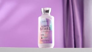 SLAVINA Body Lotion Shooting Stars by Nagita Slavina 350ML – Whitening Handbody & Body Serum Mencerahkan Kulit Tone Up Moisturizer Pemutih Badan Glutathione Niacinamide Body Care Wangi Vanilla Lily Peach Melembapkan UV Protect