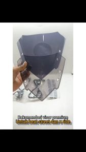 Visor X Ride & Tameng Angin Beat Street: Aksesoris Motor Yamaha 115-125