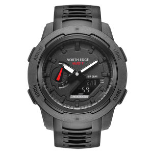 North Edge Mars3 Outdoor Sports Watch Waterproof Electronic Timepiece for Climbing Swimming and Students Carbon Fiber Case