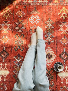 Original Bohemian Style Short Velvet Anti-Slip Carpet for Homestay Entrance Door Mat Woolen Simulation Living Room Bedside Blanket