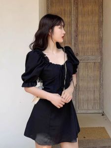 QFN | Đầm Nhỏ Kiểu Pháp Cổ Điển Elegante