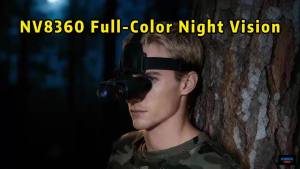Camera Ống Nhòm Hồng Ngoại NV8360 4K UHD Kính Kỹ Thuật Số Đa Chức Năng Kính Viễn Vọng Màn Hình Tròn 3  Để Xem Ngoài Trời