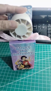 Customized/Personalized MINI FAN HOLDER I BOX (for souvenirs/giveaways) minimum 10pcs