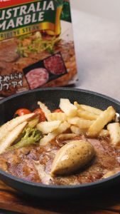 [BenMart Frozen] Farmchef Premium Meltique Marble Beef Striploin / Ribeye Steak 150g <BULK PACK CARTON> - Australia