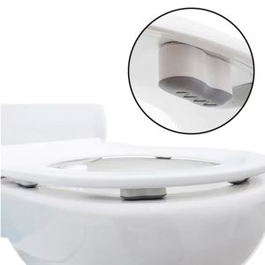 4pcs Karet Bantalan Dudukan Toilet Paking Tutup Gasket Blok Closed Toilet Cover WC Gasket Karet Dudukan Gasket Karet Gasket Set Paking Silikon
