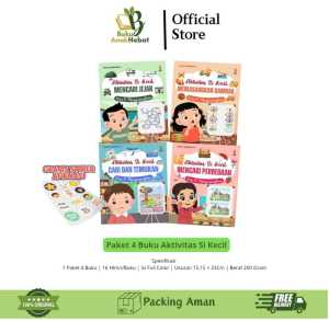 Paket 4 Buku Aktivitas Si Kecil