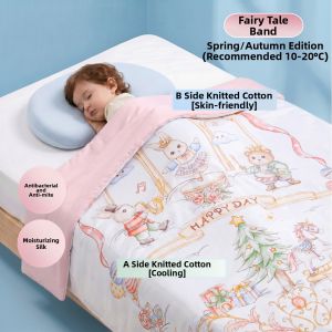 MUSHABAI | Lightweight Four Season Childrens Air Conditioning Blanket 100cmx120cm