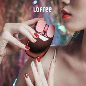 LOFREE Maus 2.4G Wireless Mouse Portable Bluetooth Mouse5 Adjustable DPI LevelsCompatible with Windows and Ma c Milk Tea Color