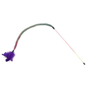 Amy Carol Elastic Net Cat Toy Long Pole Self Entertaining Tool for Kittens Interactive Play Pet Supplies Cat Teaser Toy