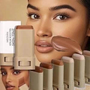 Kem Nền Dạng Thỏi Bronze Foundation Dưỡng Ẩm Mịn Màng Che Khuyết Điểm Serum Dưỡng Da Tạo Hiệu Ứng Nâng Tông Cho Làn Da Đều Màu Trang Điểm Tự Nhiên.
