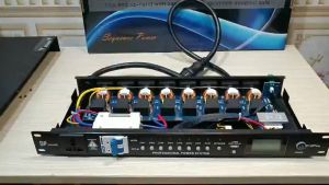 Bộ quản lý nguồn điện DP-P9Pro thiết bị quản lý kiểm soát nguồn điện trong hệ thống âm thanh đảm bảo tính ổn định hạn chế những sự cố xảy ra như sốc điện chập điện