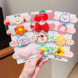 Childrens Broken Hair Magic Tape Velcro Fringe Holder Cute Design Babyhair Band Girl Sweet Hairpin