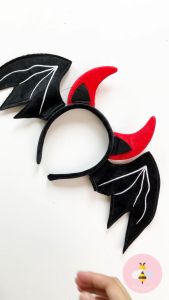 Pinky Bee Halloween Bando Tanduk Devil Kelelawar 66212500