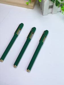 3pcs Green Ink Gel Pen 1.0mm For Writing Large Capacity Refill Office Supplies Back to Sochool Stationery