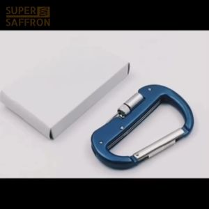 Karabiner Lipat 3in1 Gantungan Kunci Multifungsi Peralatan Survival