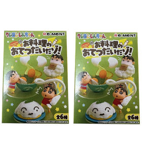 52TOYS | Cooking Time Crayon Shinchan Blind Box Miniature Food Scene Figurine Desktop Decoration Ornament Gift For Adult Anime Fans