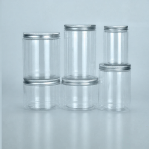 Jiaxun | Household Transparent Round Food Storage Plastic Jar 8.5cm