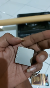 COD RLR Gantungan Kunci Meteran Retractable Stainless Steel 1M - R033