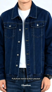 Denim Jacket for Women High Quality Makapal Tela#6002