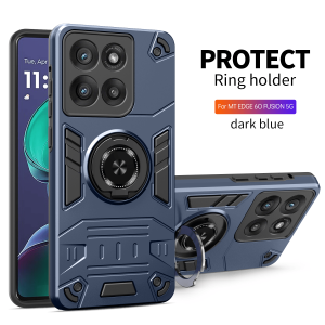 For Cover Motorola Moto Edge 60 50 Fusion Edge60 Stylus 50Pro 50Neo Capas Armor Phone Back Shockproof Metal Ring Holder Fundas