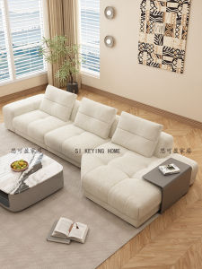 Modern Minimalist Pixel Pattern Sofa Fabric Living Room Module Shape High End Shanenil Double Sided Straight Row Couch