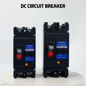 2P DC MCCB 1000V Solar Molded Case DC Circuit Breaker PV MCCB 125A 200A 250A Overload Protection Switch Protector Solar Photovoltaic