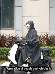 Adult Long Raincoat Plus Size Poncho Motorcycle Bicycle Poncho Makapal Kapote Waterproof Thickened Lengthened Men Women Rain Coat Universal Poncho