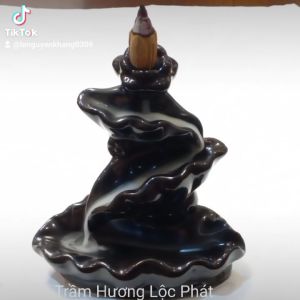Thác trầm nhiều mẫu giao ngẫu nhiên thác khói đốt trầm trang trí bao đẹp thác khói đốt trầm phong thủy khói ngược cao cấp xông nhà văn phòng
