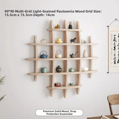 Wall-mounted Display Rack for Cups and Decorations